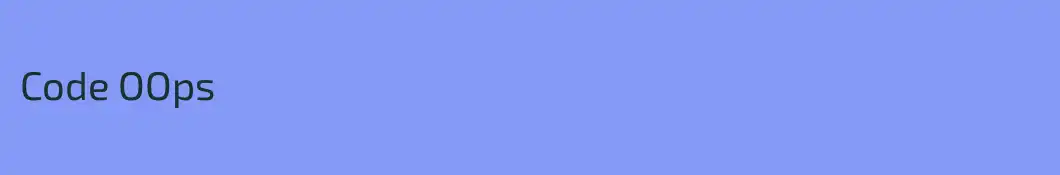 Code OOps
